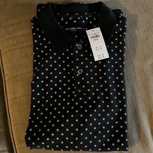Men's Navy Polo Shirt, Med
